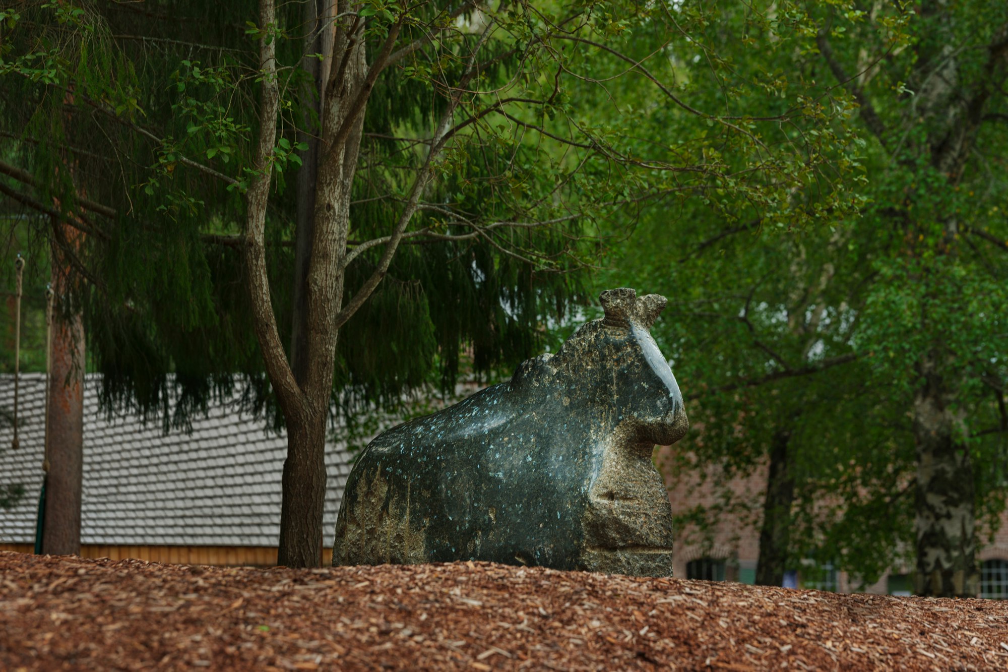 Sculpture, horse.